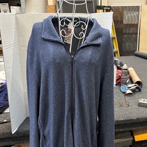 Alternative Blue Zip-Up Hoodie